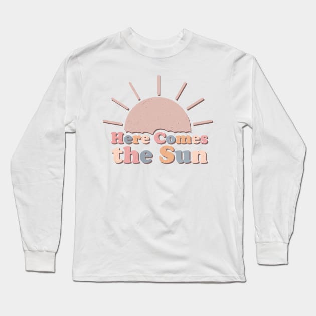 Sun is Coming Long Sleeve T-Shirt by Pantai Mutun